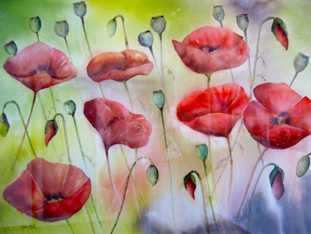 Coquelicots I 76x56