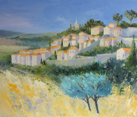l'église de Bonnieux - 10F