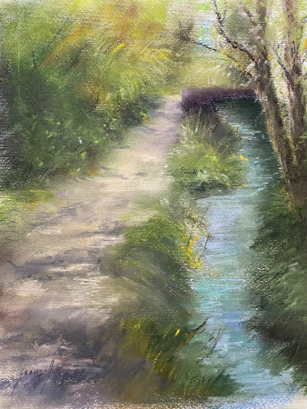 Le canal des alpines à Eyragues